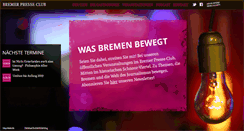 Desktop Screenshot of bremerpresseclub.de